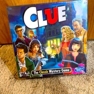 NWT Hasbro Clue Board game the game of mysteries